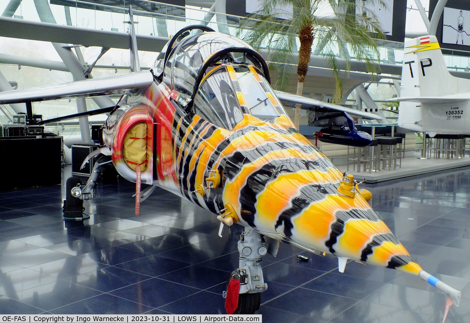 OE-FAS, Dassault-Dornier Alpha Jet A C/N 0090, Dassault-Breguet/Dornier Alpha Jet A at the Hangar 7 / Red Bull Air Museum, Salzburg