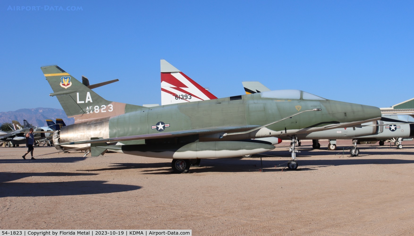 54-1823, 1954 North American F-100C Super Sabre C/N 217-84, F-100 zx