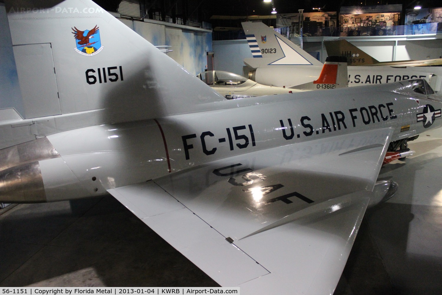 56-1151, 1956 Convair F-102A Delta Dagger C/N Not found 56-1151, Warner Robbins zx