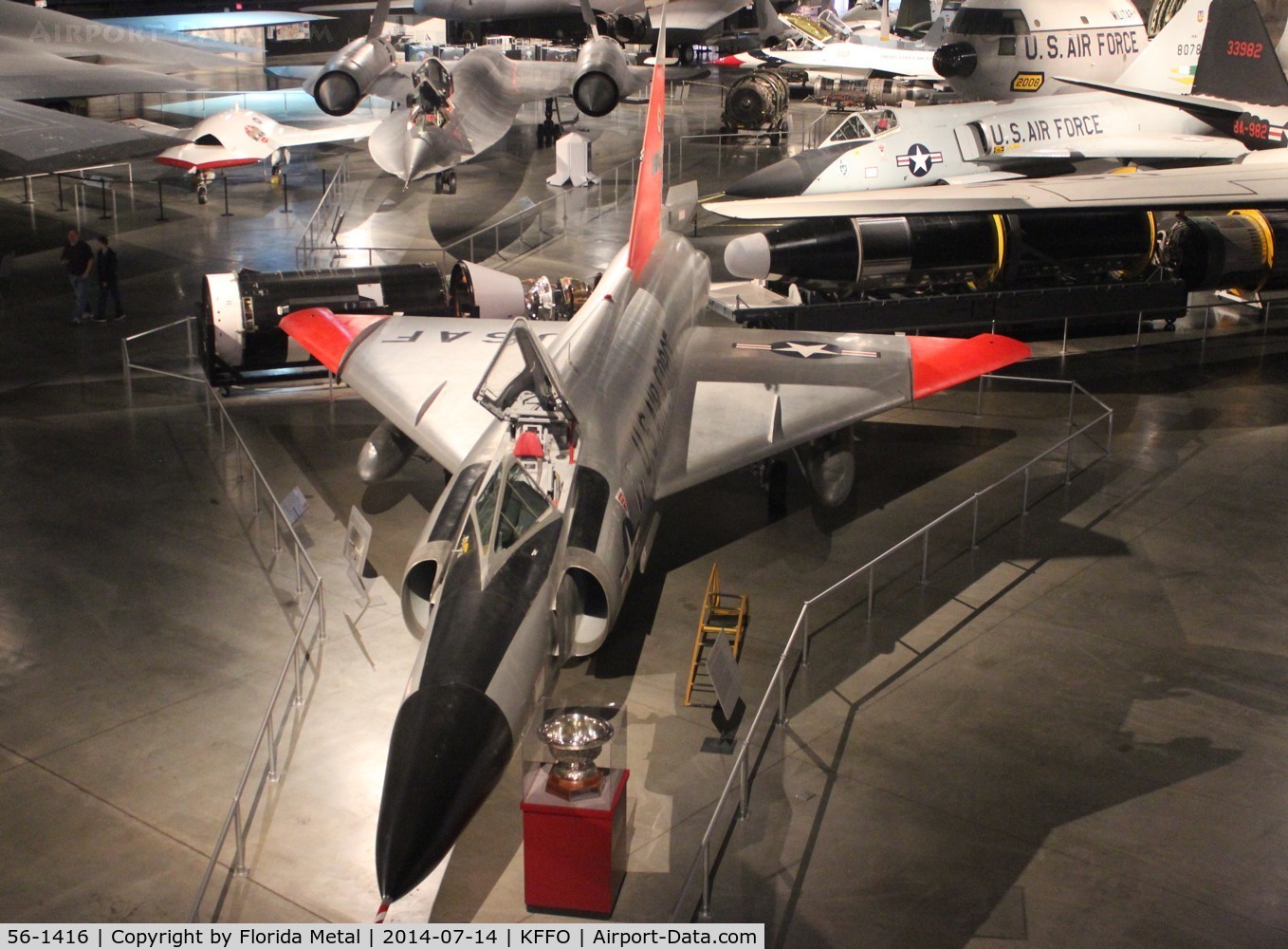 56-1416, 1956 Convair F-102A Delta Dagger C/N 8-10-363, USAF Museum zx