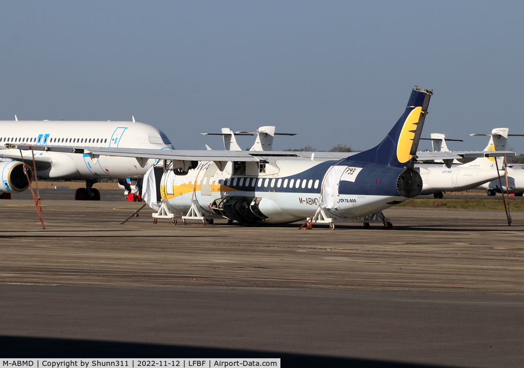 M-ABMD, 2008 ATR 72-212A C/N 793, Scrapping process engaged...