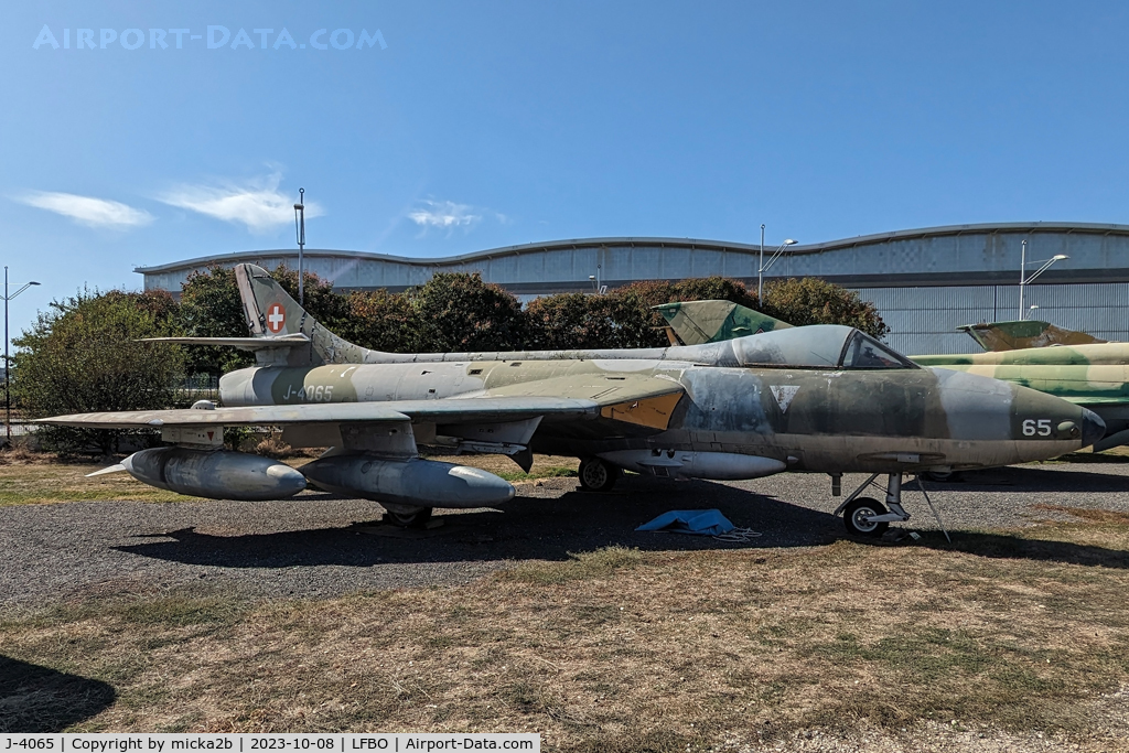 J-4065, Hawker Hunter F.58 C/N 41H-697432, Preserved