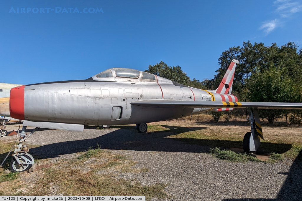 FU-125, Republic F-84F Thunderstreak C/N Not found 53-6760, Preserved