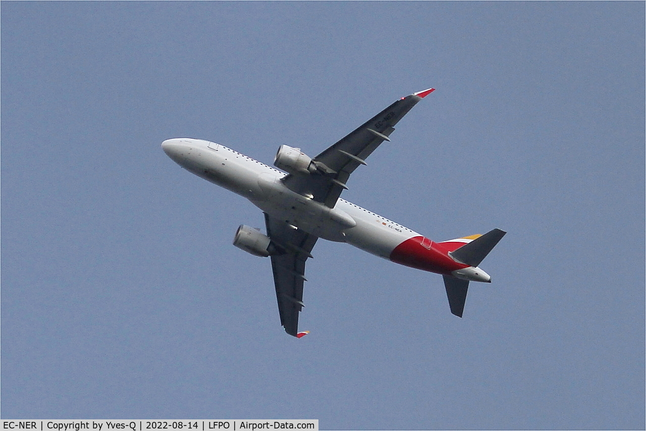EC-NER, 2019 Airbus A320-251N C/N 8996, Airbus A320-251N, Climbing from rwy 24, Paris Orly airport (LFPO-ORY)