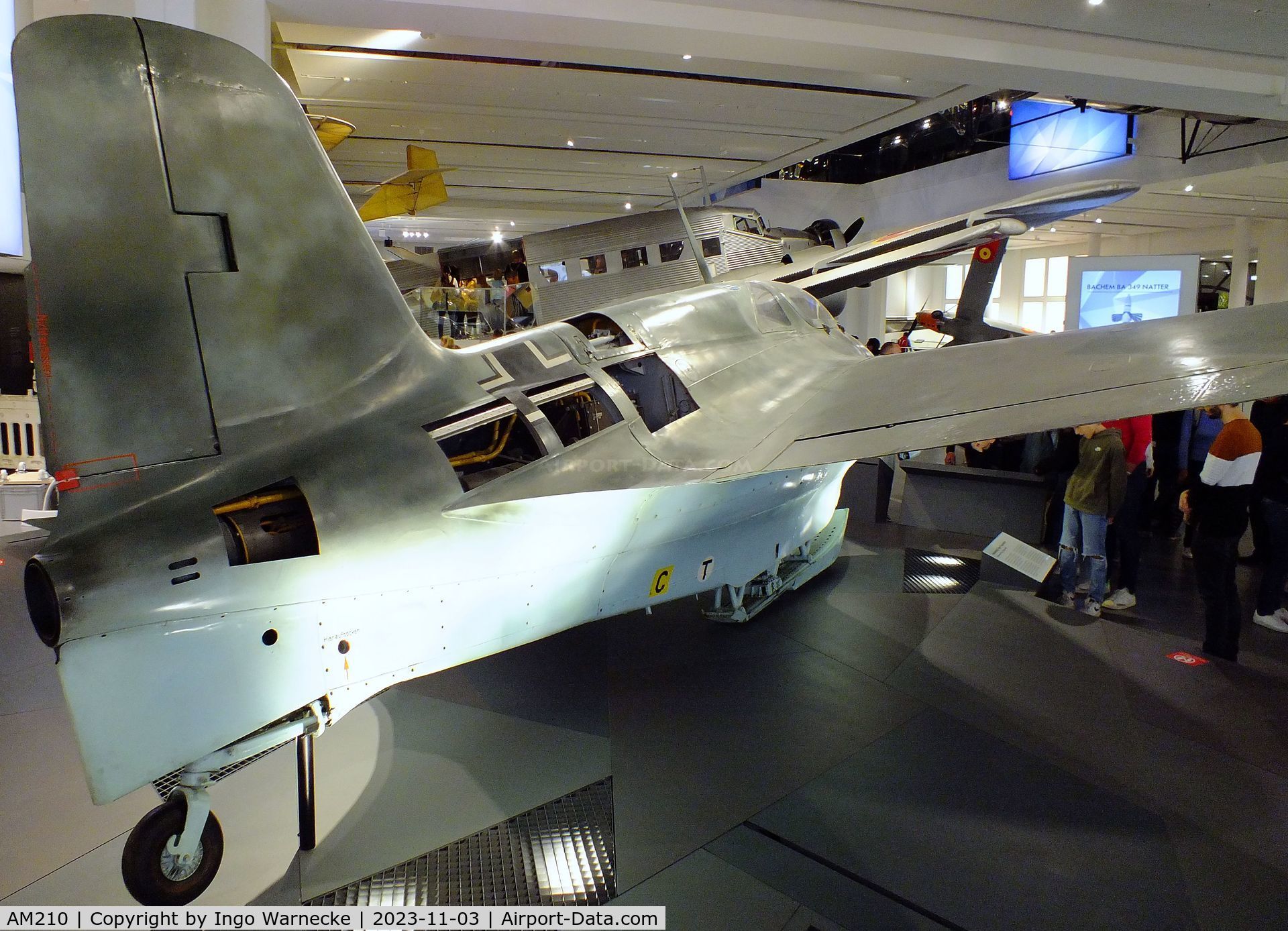 AM210, Messerschmitt Me-163B-1A Komet C/N 20370, Messerschmitt Me 163B-1A Komet at Deutsches Museum, München (Munich)
