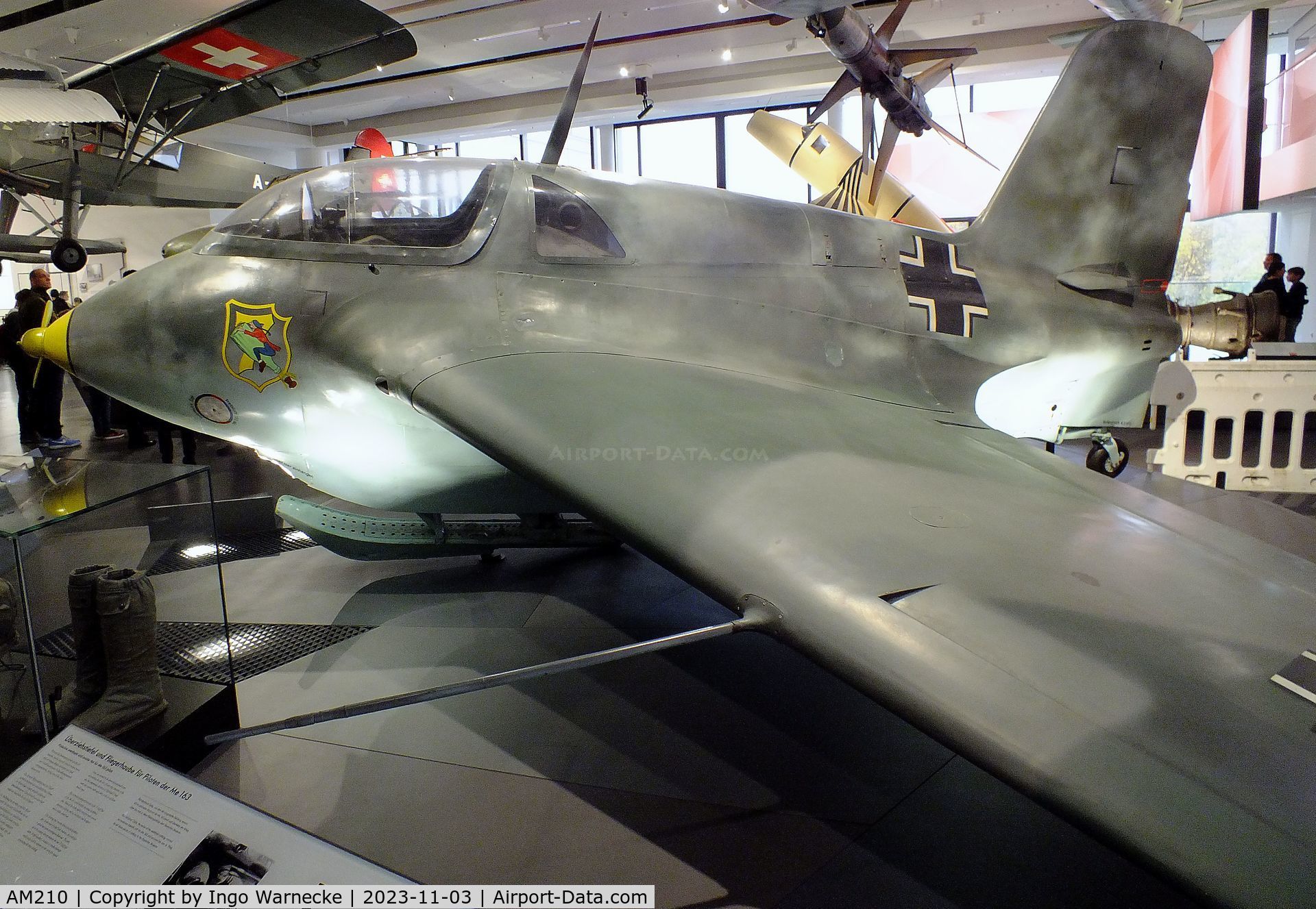 AM210, Messerschmitt Me-163B-1A Komet C/N 20370, Messerschmitt Me 163B-1A Komet at Deutsches Museum, München (Munich)
