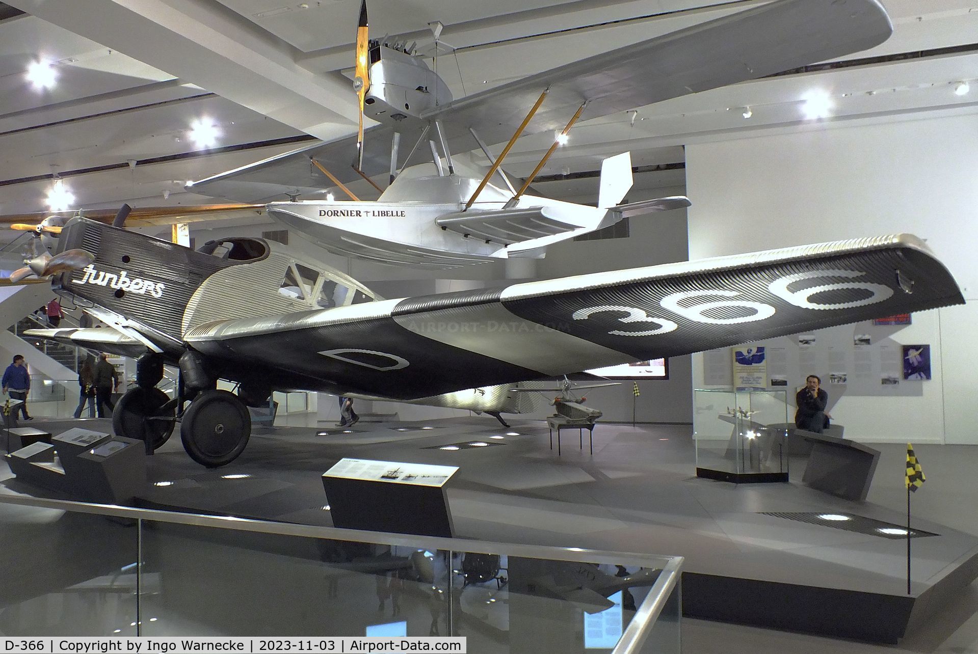 D-366, 1927 Junkers F.13 C/N 2018, Junkers F 13 fe (original fuselage with re-constructed wings and tail) at Deutsches Museum, München (Munich)