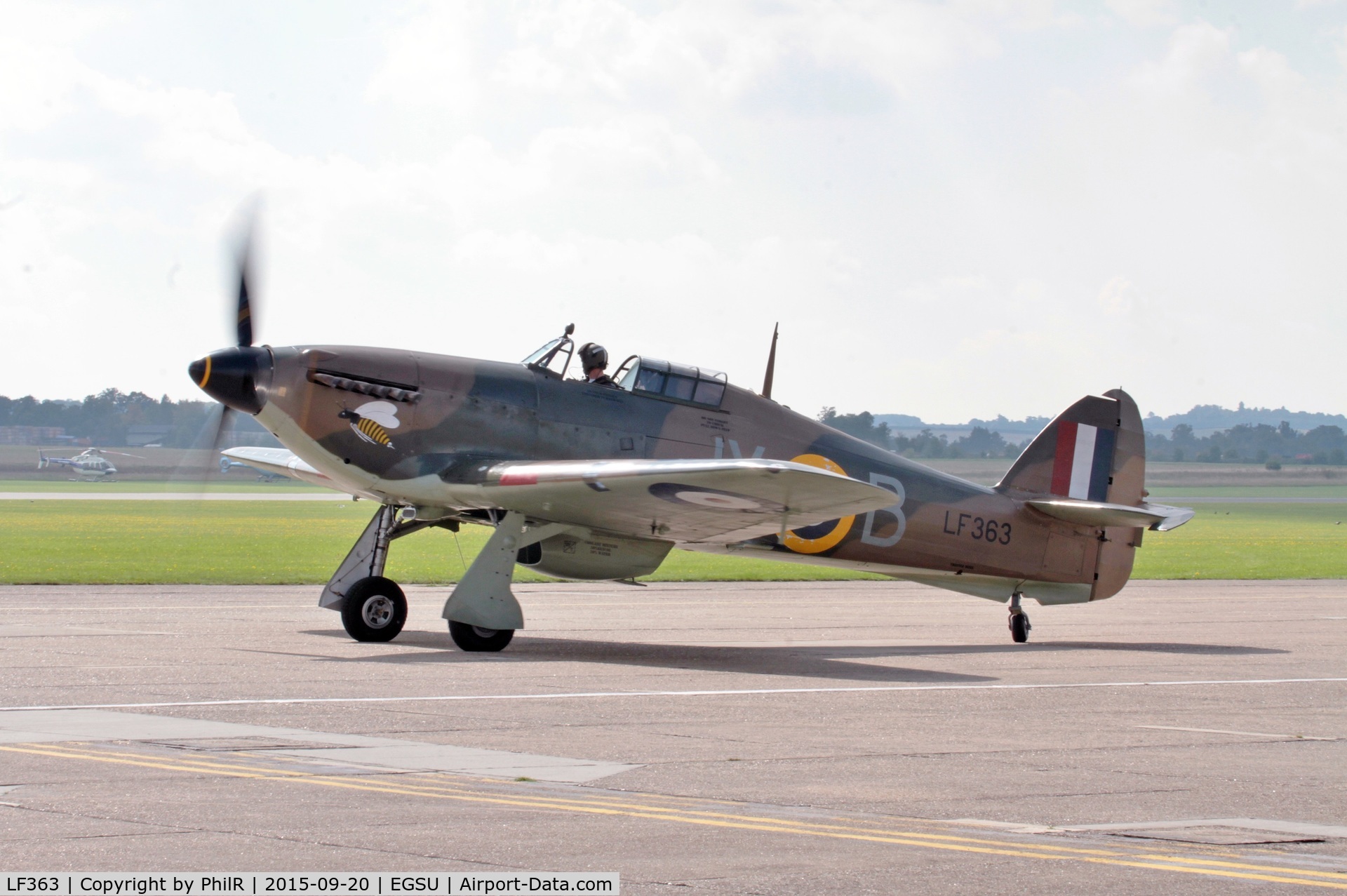 LF363, 1944 Hawker Hurricane IIC C/N 41H/469290, LF363 1944 Hawker Hurricane llc RAF BoB 75th Anniversary Duxford 20.09.15(5)
