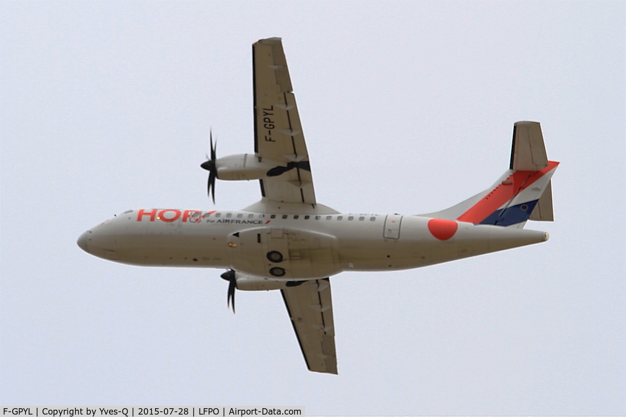 F-GPYL, 1997 ATR 42-500 C/N 542, ATR 42-500, Climbing from rwy 24, Paris-Orly Airport (LFPO-ORY)