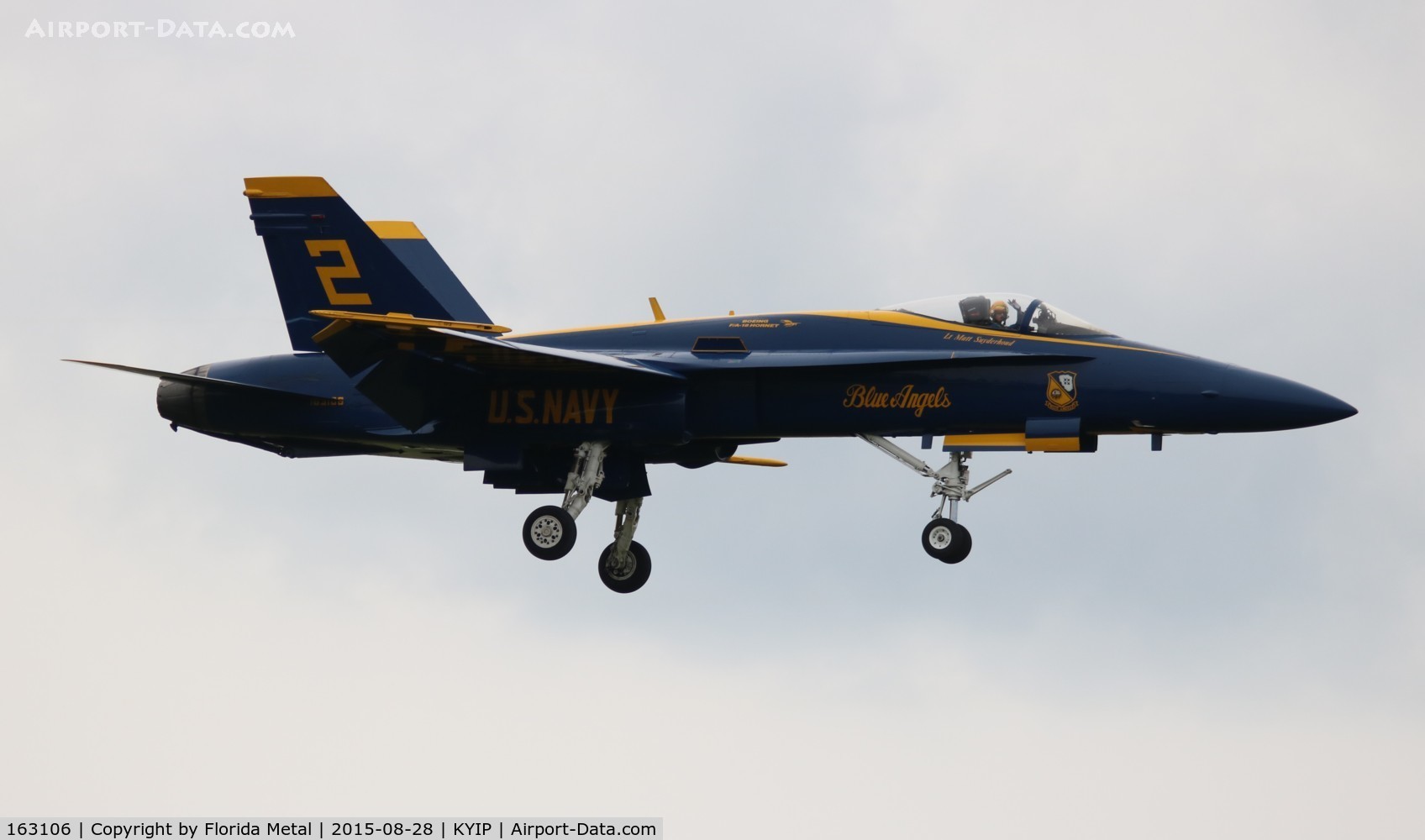 163106, McDonnell Douglas F/A-18A Hornet C/N 0495, Blue Angels F-18 zx