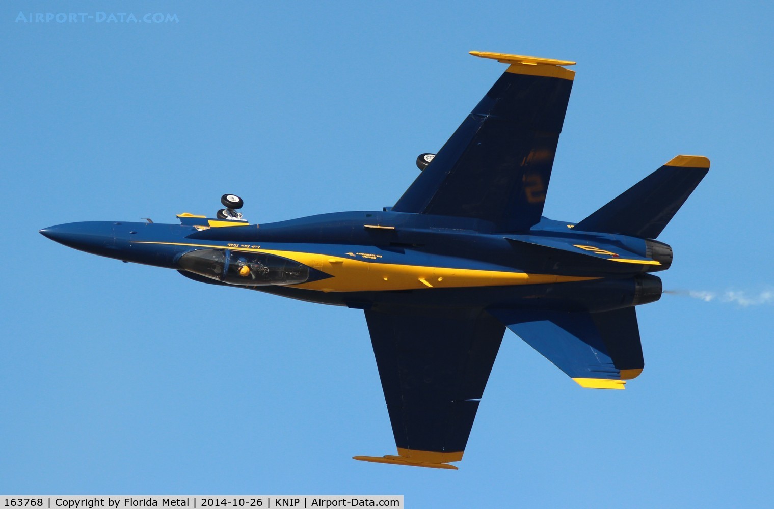 163768, 1989 McDonnell Douglas F/A-18C Hornet C/N 0848/C125, Blue Angels F-18 zx