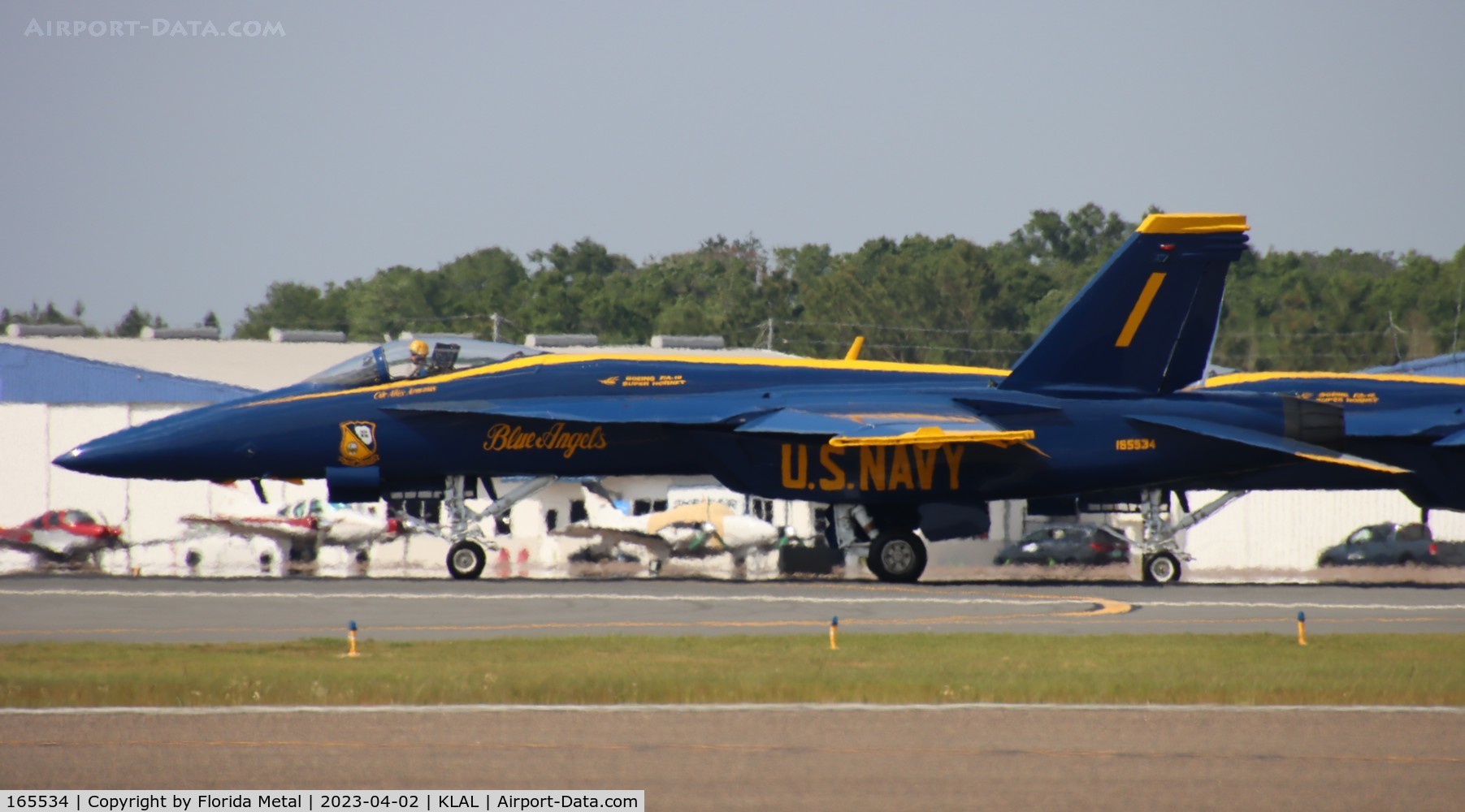 165534, Boeing F/A-18E Super Hornet C/N 1460/E007, Blue Angels F-18E zx