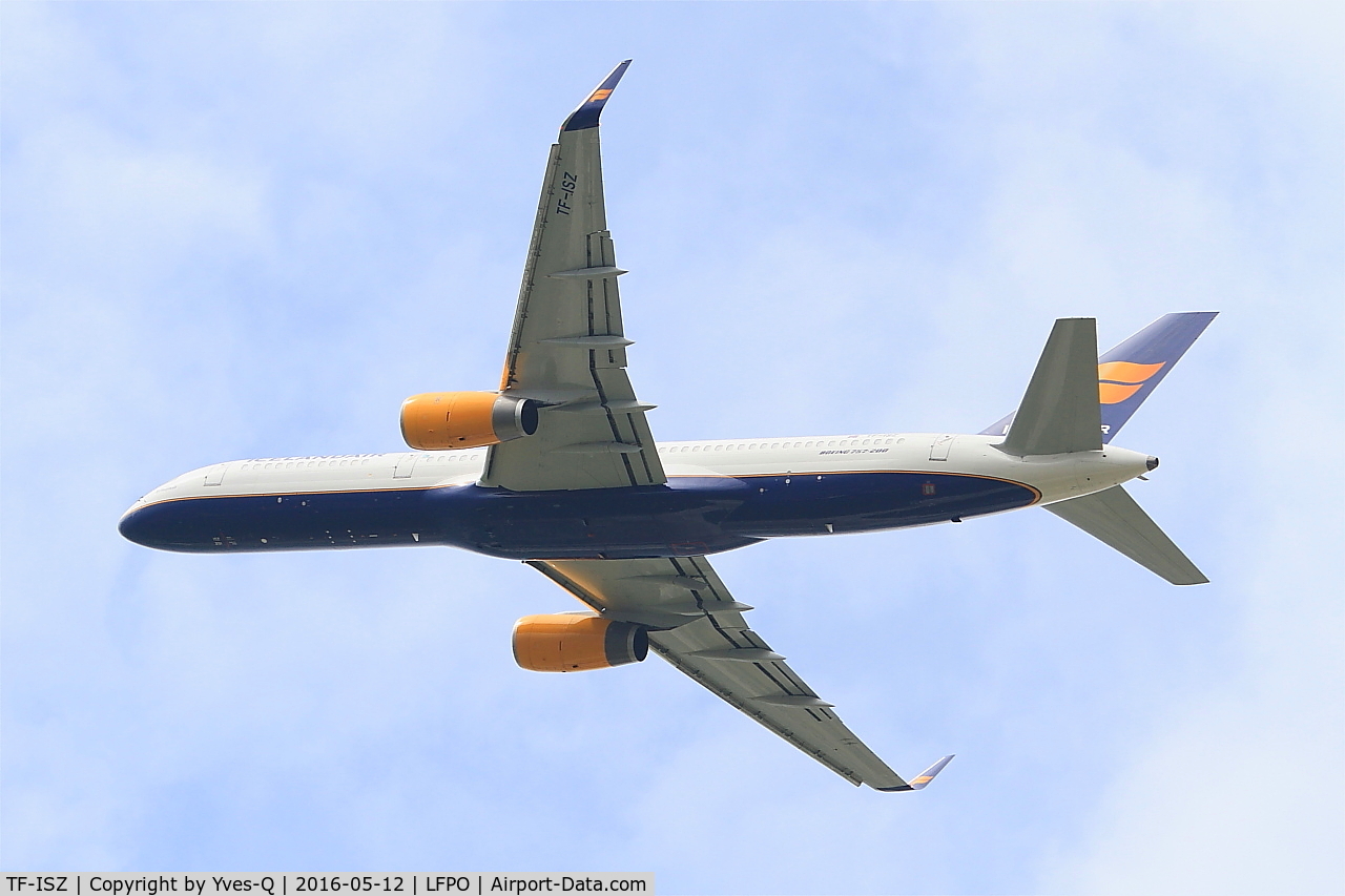 TF-ISZ, 1991 Boeing 757-223 C/N 24600, Boeing 757-223, TClimbing from rwy 26, Paris-Orly airport (LFPO-ORY)