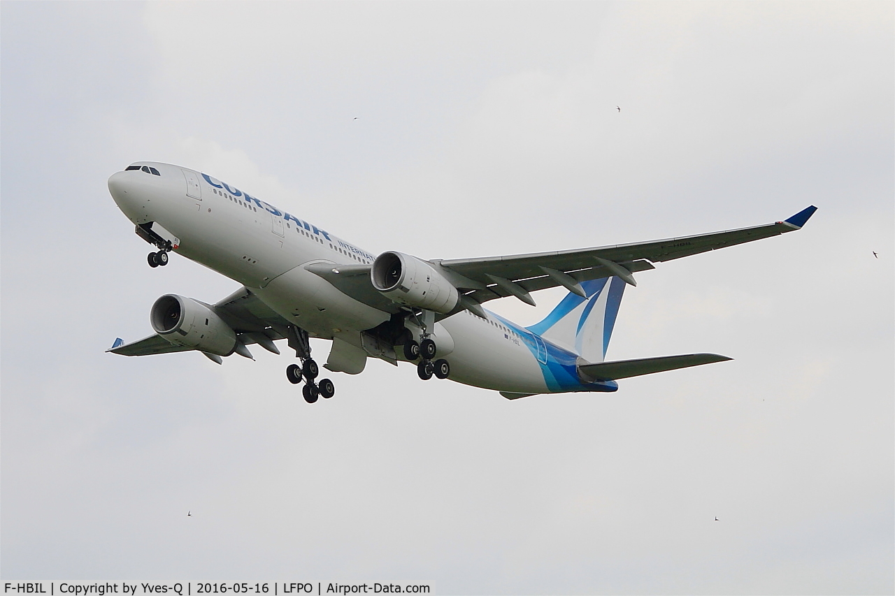 F-HBIL, 2000 Airbus A330-243 C/N 320, Airbus A330-243, Take off rwy 24, Paris-Orly airport (LFPO-ORY)