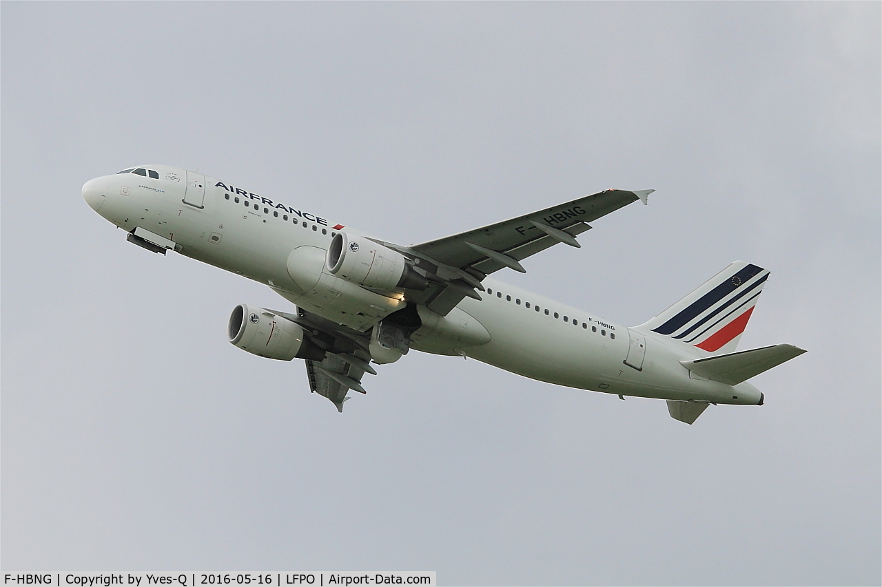F-HBNG, 2011 Airbus A320-214 C/N 4747, Airbus A320-214, Climbing from  rwy24, Paris Orly Airport (LFPO-ORY)