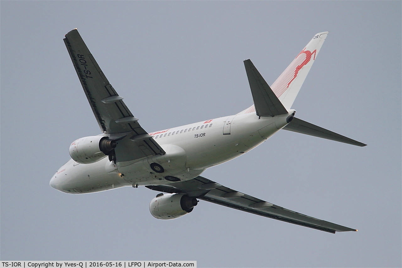 TS-IOR, 2001 Boeing 737-6H3 C/N 29502, Boeing 737-6H3, Climbing from rwy 24, Paris-Orly airport (LFPO-ORY)