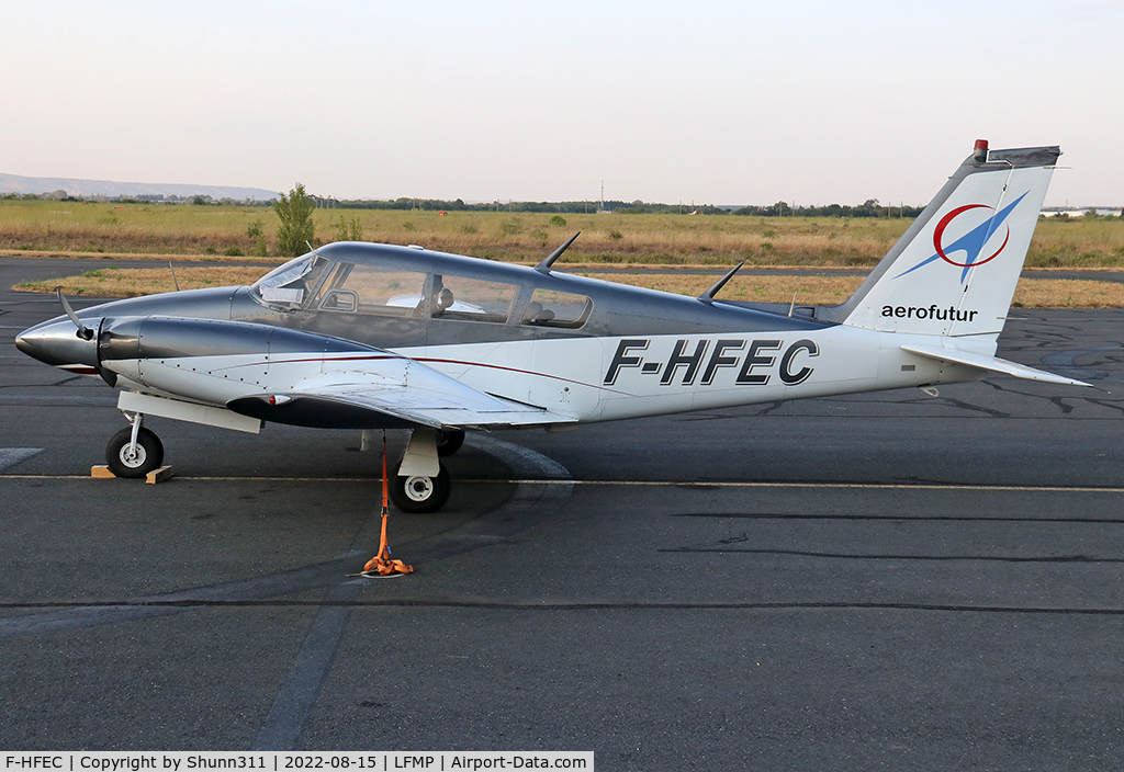 F-HFEC, 1966 Piper PA-30-160 B Twin Comanche C/N 30-1266, Parked at the Airclub...