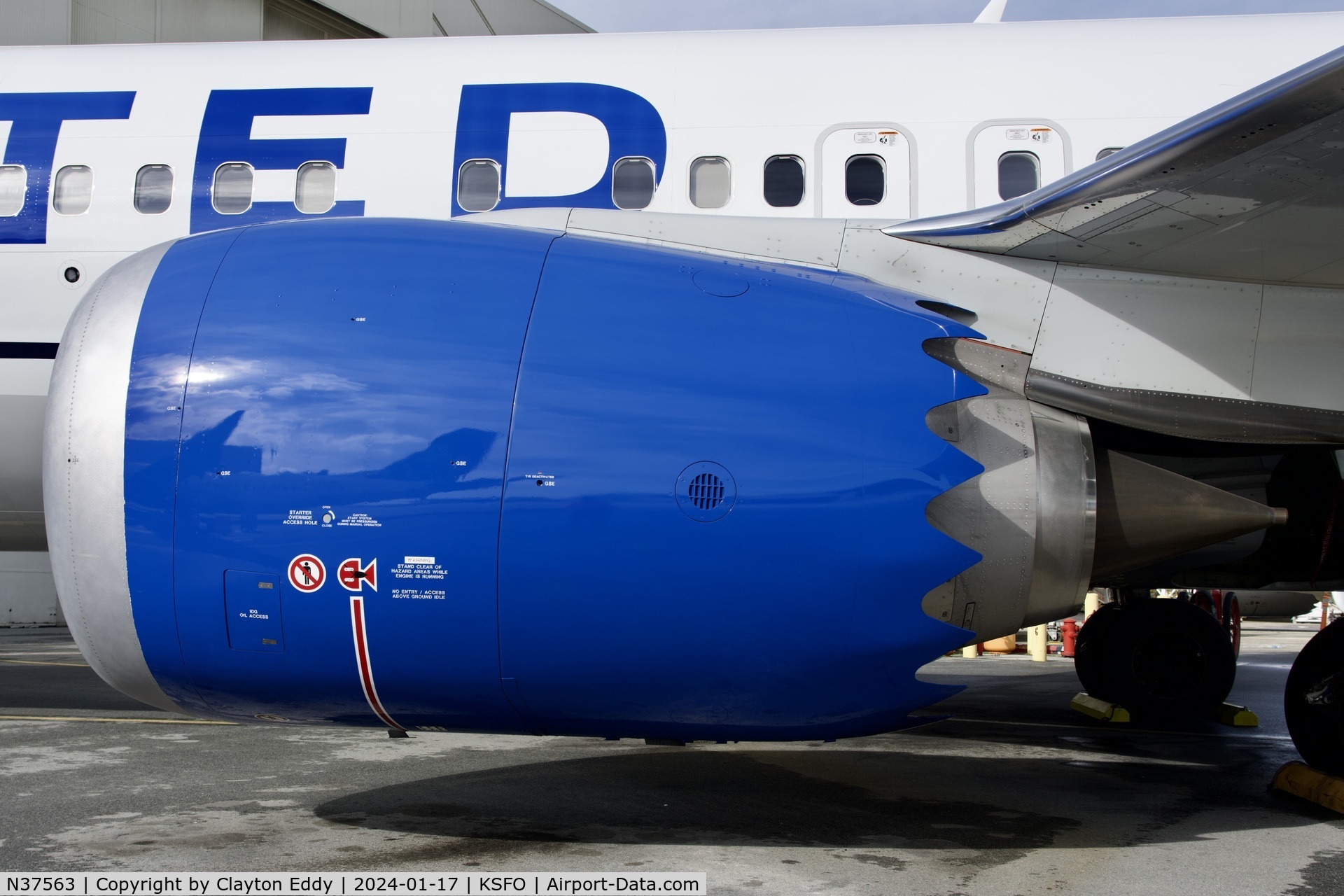 N37563, 2023 Boeing 737-9 MAX C/N 67187, LEAP-1B SFO 2024.