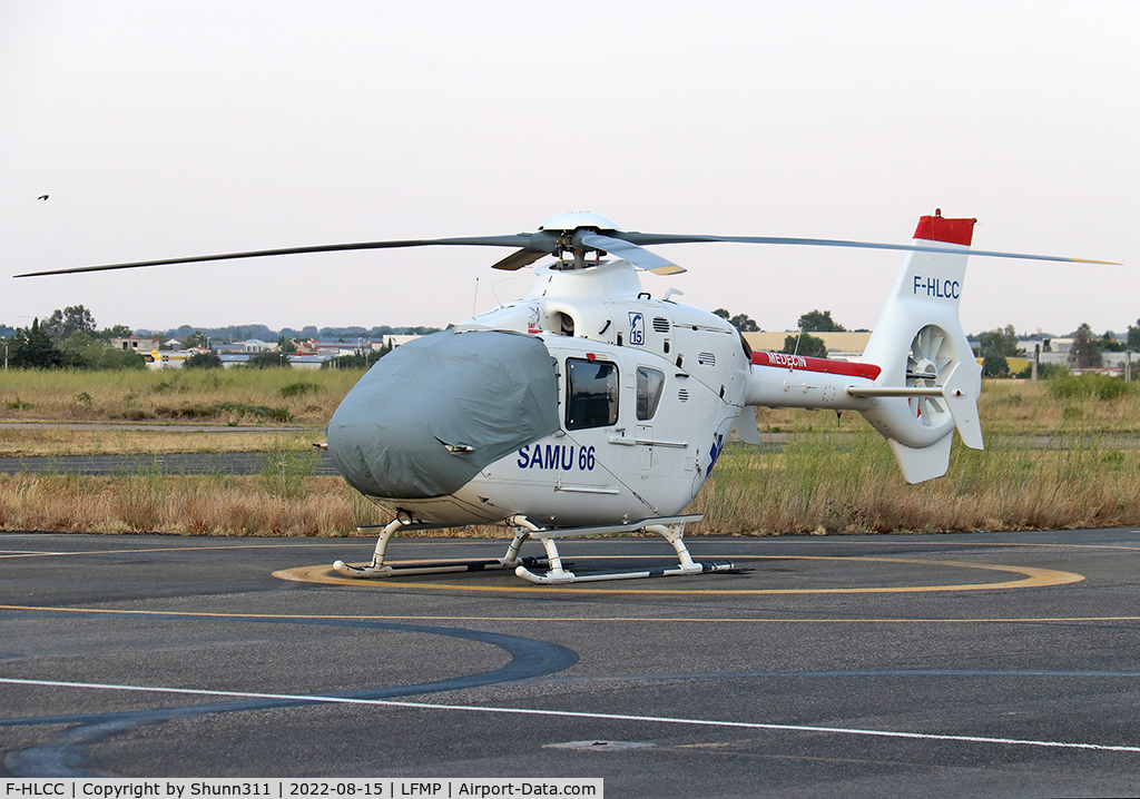 F-HLCC, 2003 Eurocopter EC-135T-2 C/N 0291, Parked.... Now used by SAMU 66