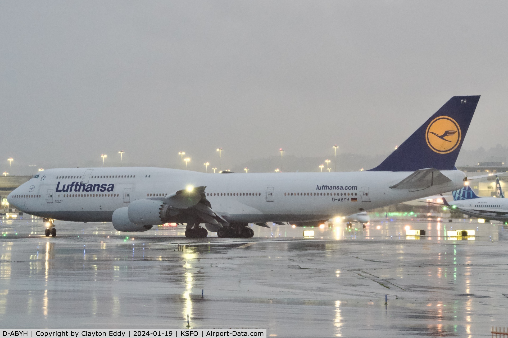 D-ABYH, 2013 Boeing 747-830 C/N 37832, SFO 2024.