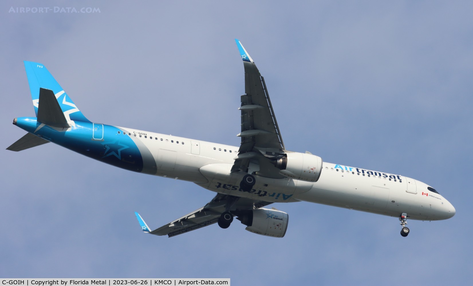 C-GOIH, 2019 Airbus A321-271NX C/N 9198, TSC A321N zx CYUL-MCO