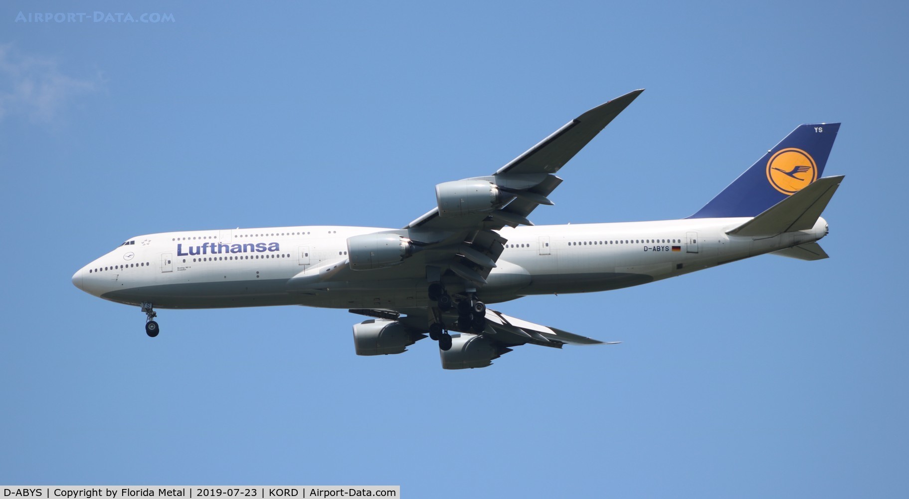 D-ABYS, 2015 Boeing 747-830 C/N 37843, DLH 748 zx FRA-ORD