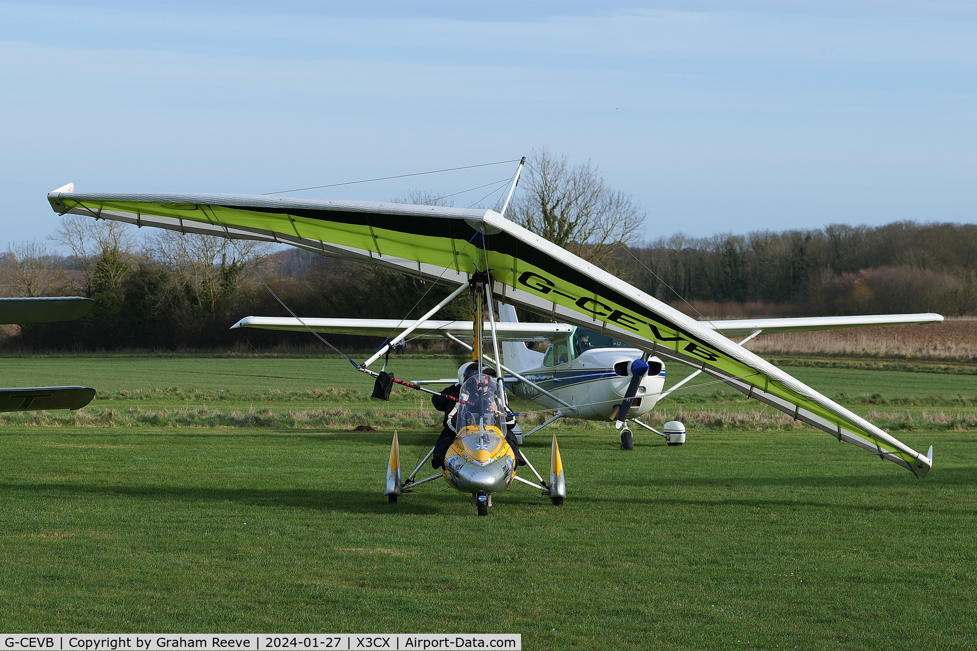 G-CEVB, 2007 P&M Aviation Quik GT450 C/N 8315, Just landed at Northrepps.