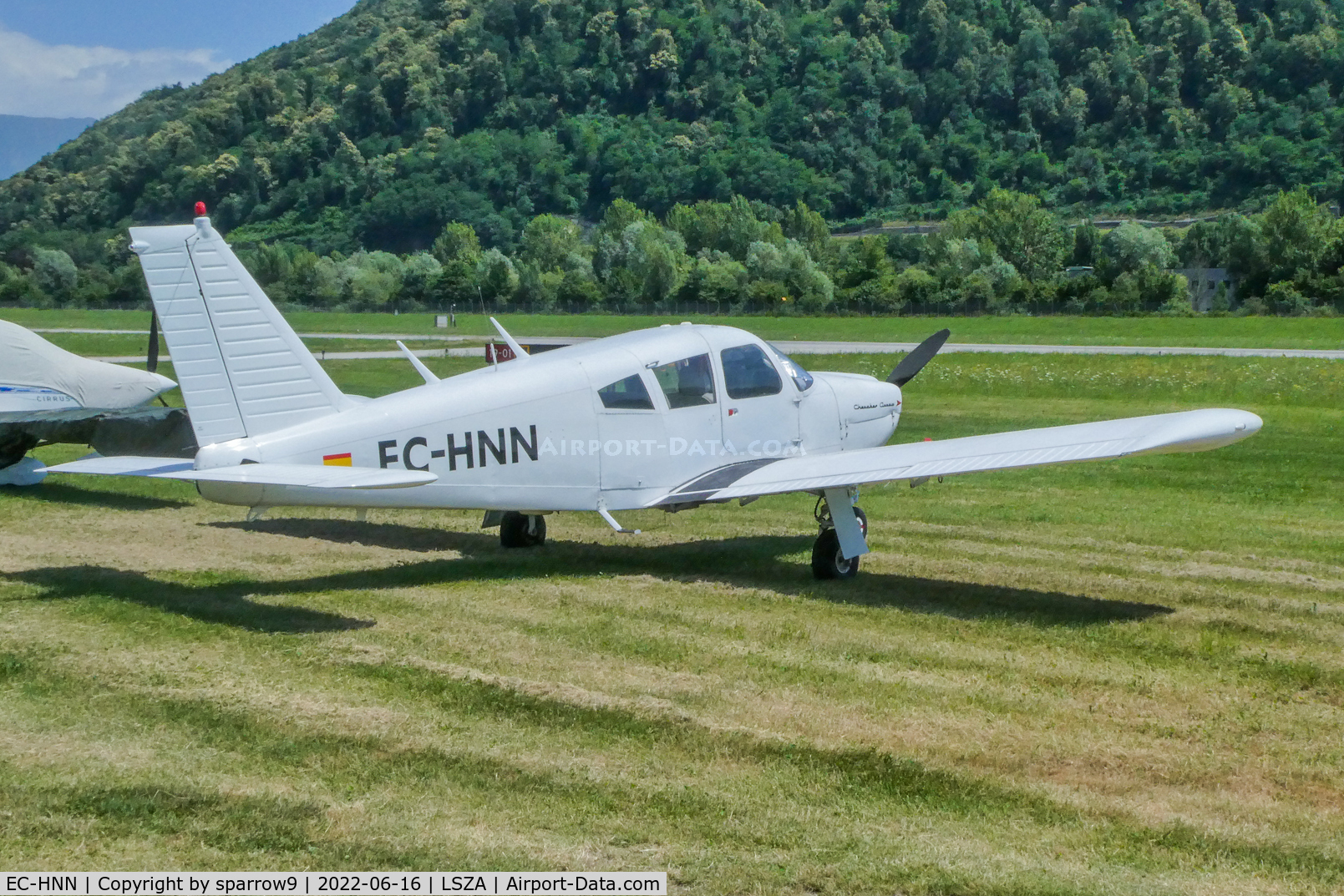 EC-HNN, 1967 Piper PA-28R-180 Cherokee Arrow C/N 28R-30184, At Lugano-Agno. 