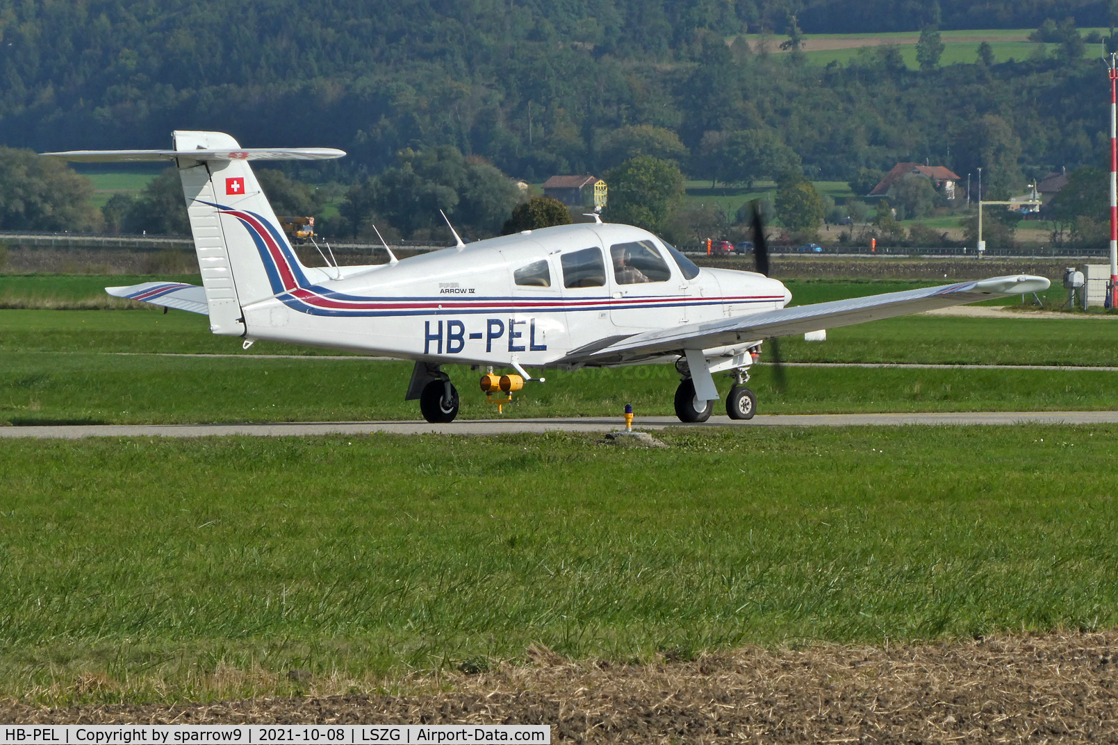 HB-PEL, 1979 Piper PA-28RT-201 Arrow IV C/N 28R-7918262, At Grenchen. HB-registered since 2020-02-27.