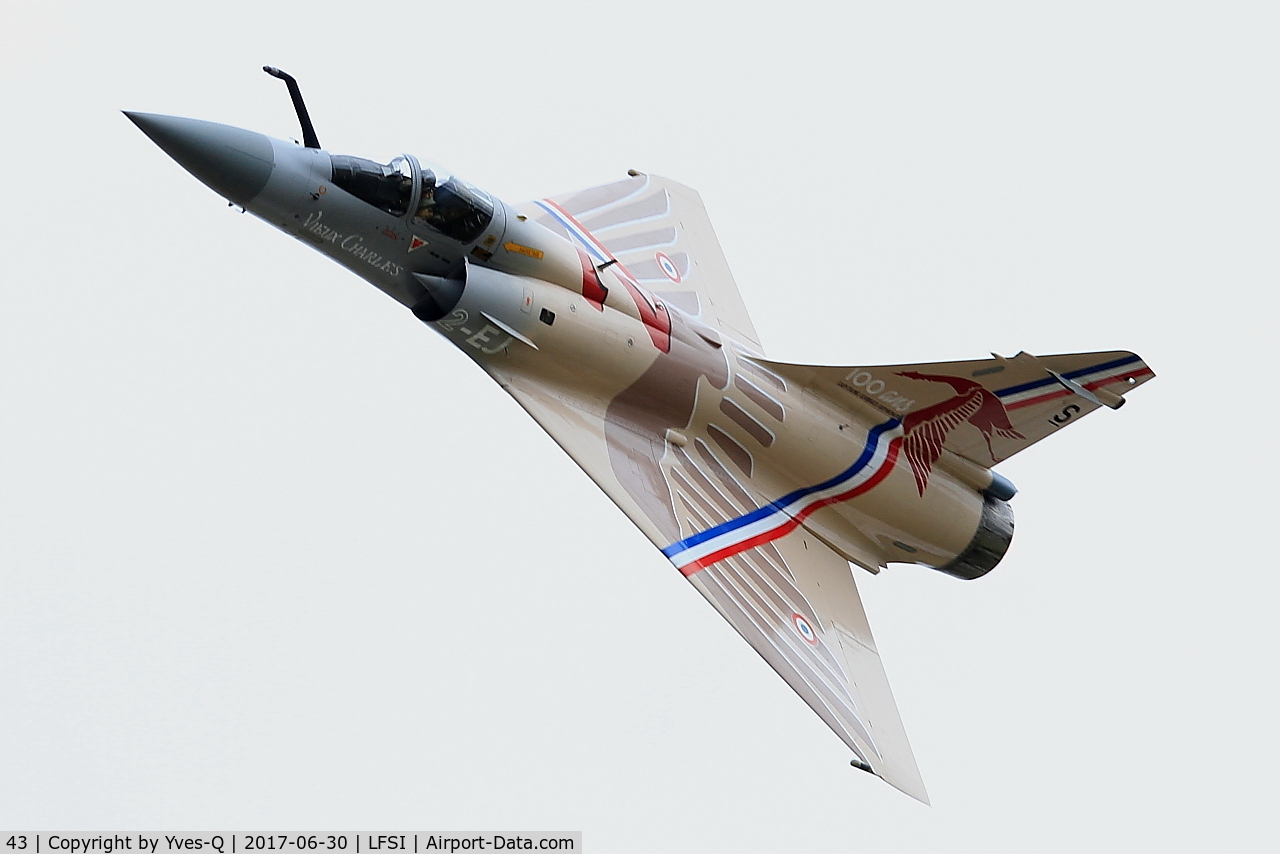 43, Dassault Mirage 2000-5F C/N 43, Dassault Mirage 2000-5F, On display, St Dizier-Robinson Air Base 113 (LFSI)
