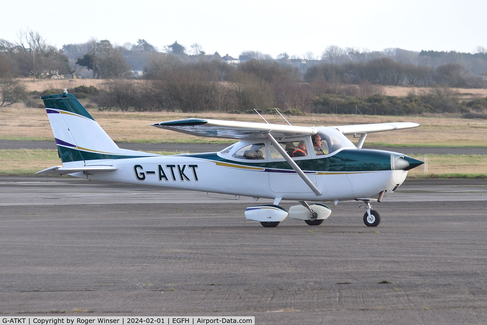 G-ATKT, 1965 Reims F172G Skyhawk C/N 0206, Recently resident Skyhawk.
