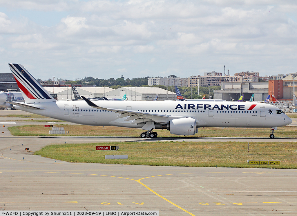 F-WZFD, 2023 Airbus A350-941 C/N 0616, C/n 0616 - To be F-HUVC 'Le Havre'