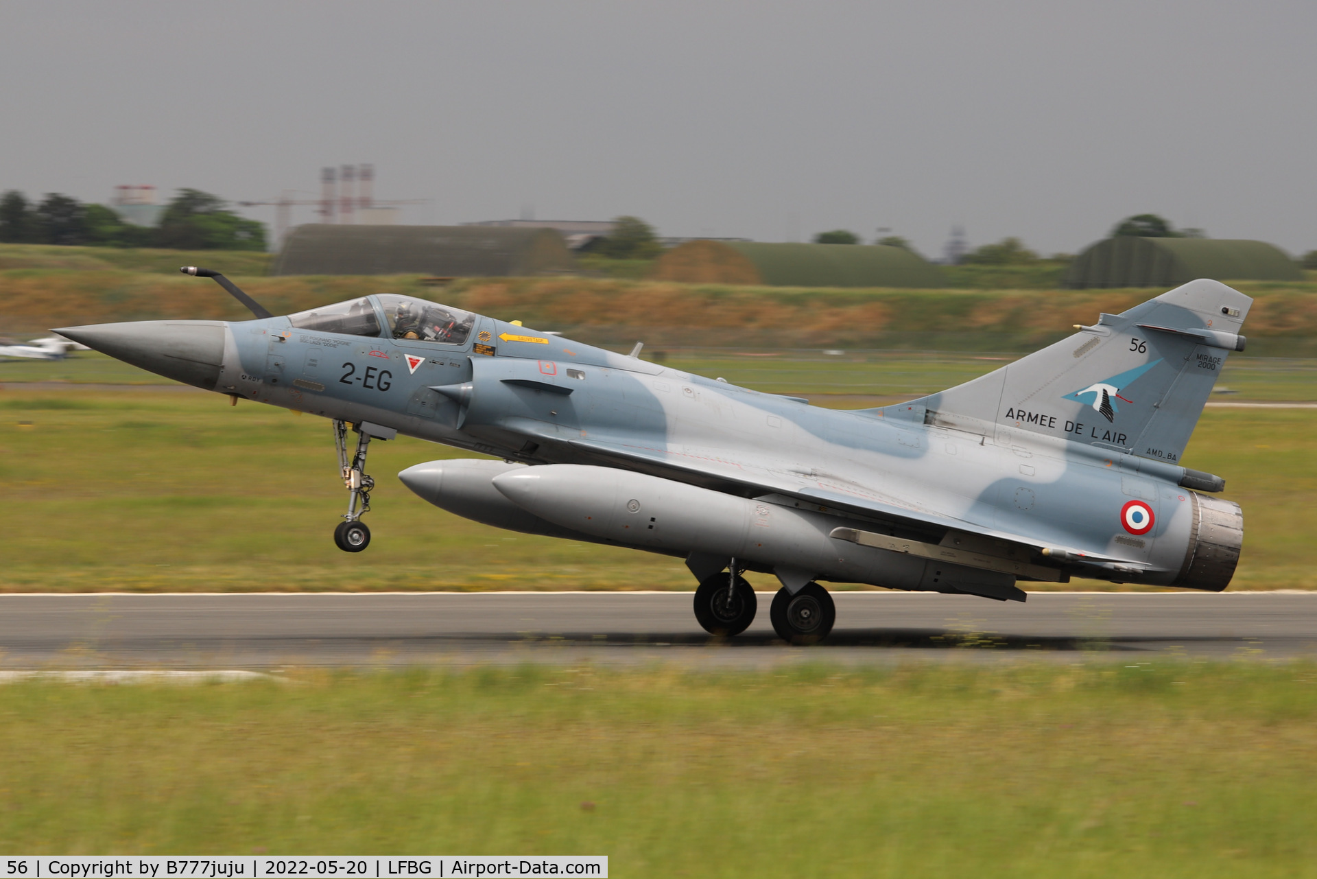 56, Dassault Mirage 2000-5F C/N 56, during Cognac airshow 2022
