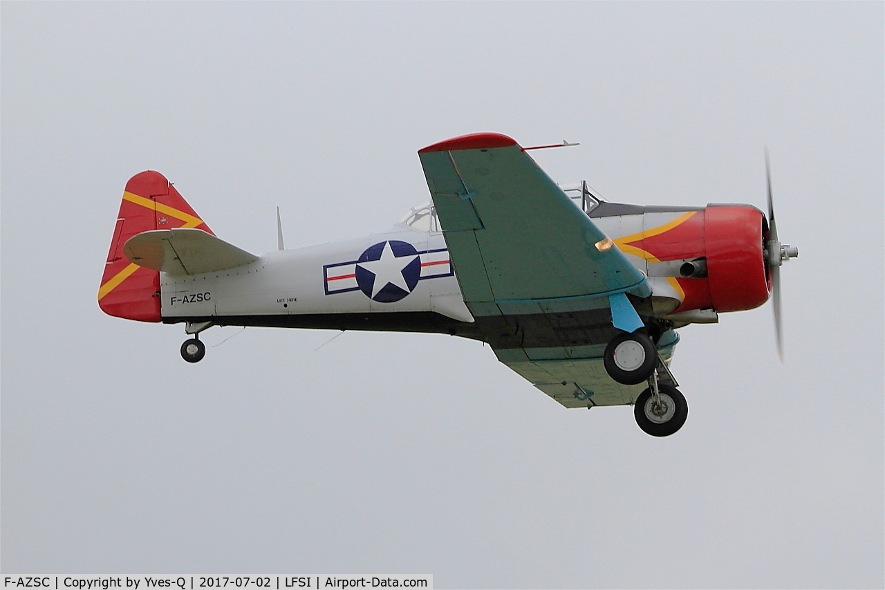 F-AZSC, North American AT-6D Texan C/N 88-15943 (41-34672), North American AT-6D Texan, On display, St Dizier-Robinson Air Base 113 (LFSI)