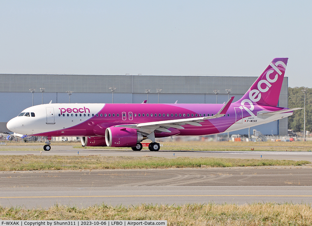 F-WXAK, 2023 Airbus A320-251N C/N 11662, C/n 11662 - Delivery day to Peach Air...