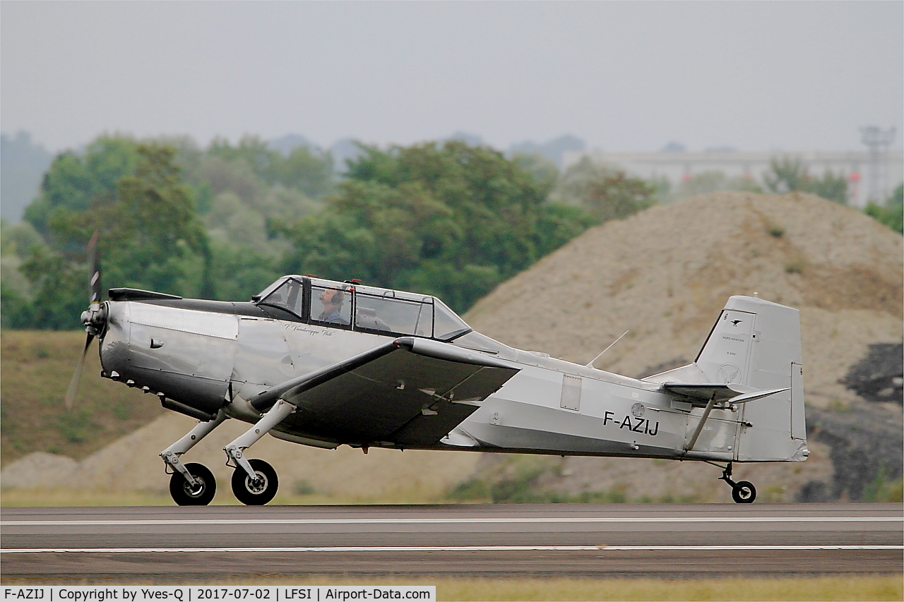 F-AZIJ, 1961 Nord 3202B-1 Master C/N 85, Nord 3202B-1 Master, Landing rwy 29, St Dizier-Robinson Air Base 113 (LFSI)