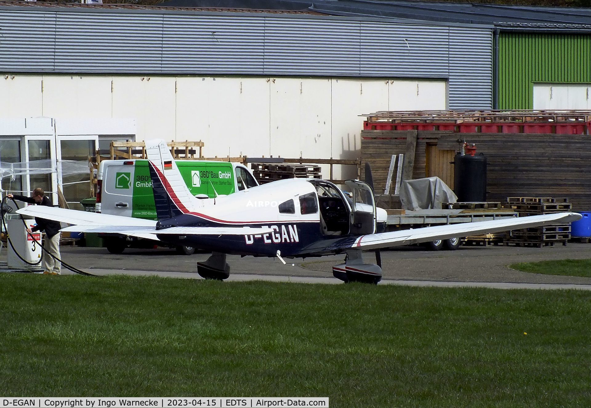 D-EGAN, 1985 Piper PA-28-181 Archer II C/N 28-8590023, Piper PA 28-181 Archer II at Schwenningen airfield