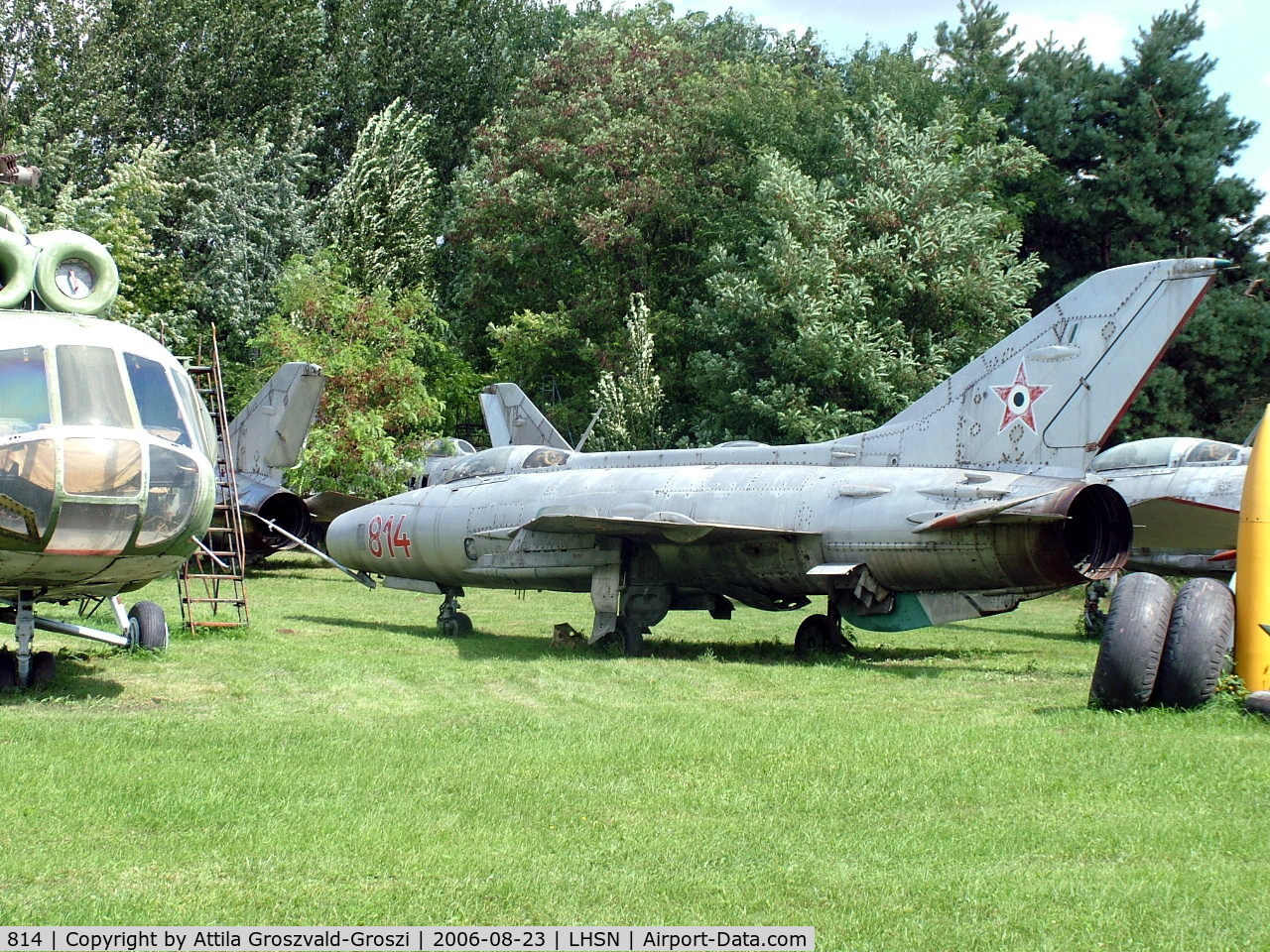 814, 1962 Mikoyan-Gurevich MiG-21F-13 C/N 741814, LHSN - Szolnok Air Base Musum, Hungary