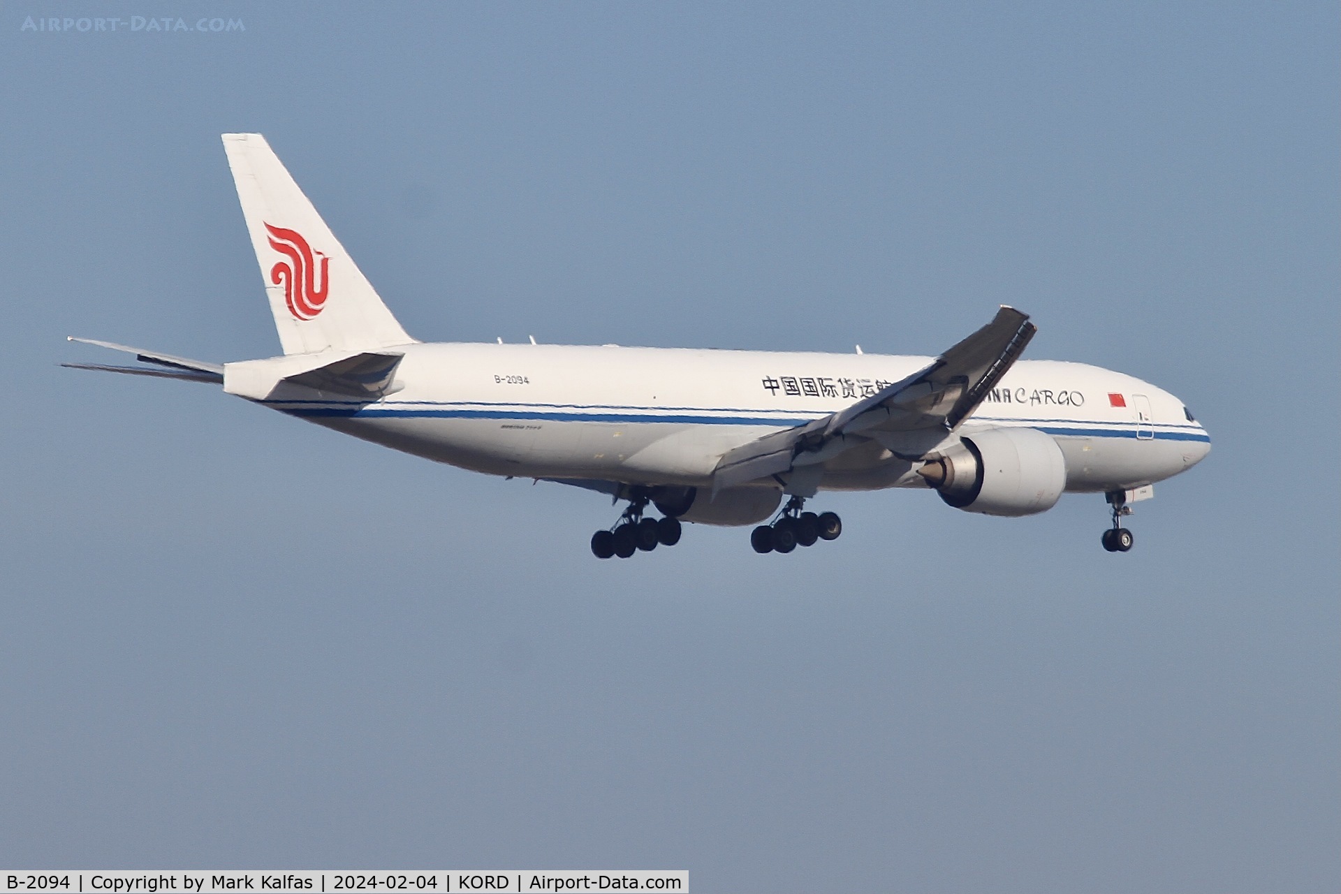 B-2094, 2015 Boeing 777-FFT C/N 44685, B77L Air China Cargo Boeing 777-FFT B-2094 CAO1055 PANC-KORD