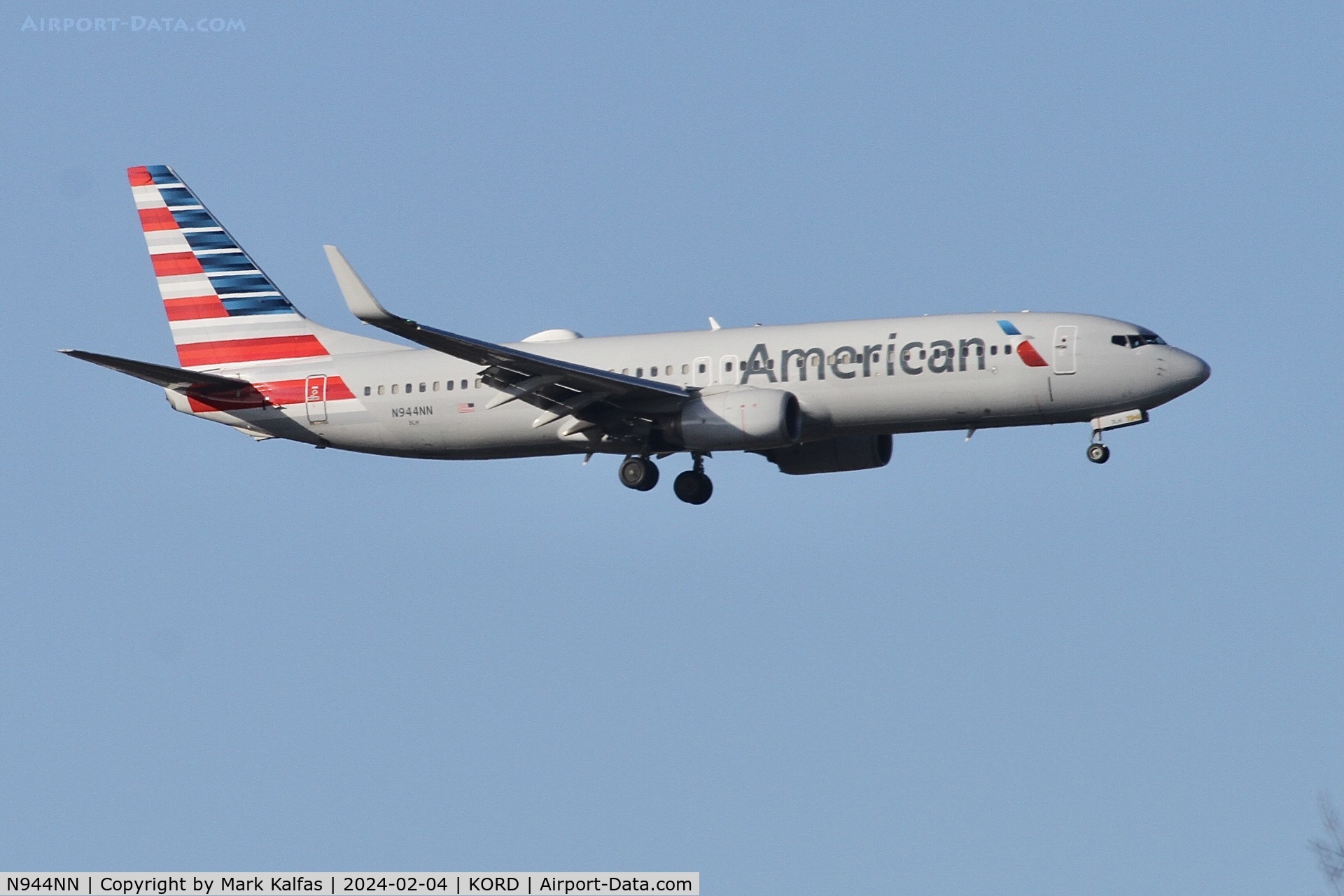 N944NN, 2013 Boeing 737-823 C/N 31185, B738 American Airlines Boeing 737-823 N944NN AAL1598 LAX-ORD