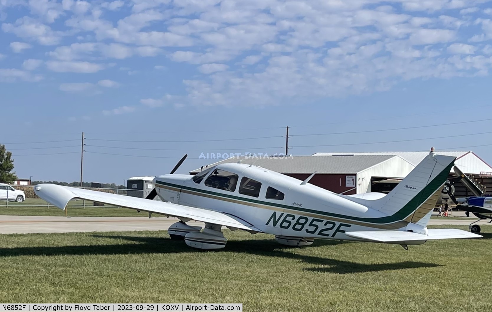 N6852F, 1976 Piper PA-28-181 C/N 28-7790167, Fly Iowa 2023 Knoxville Iowa