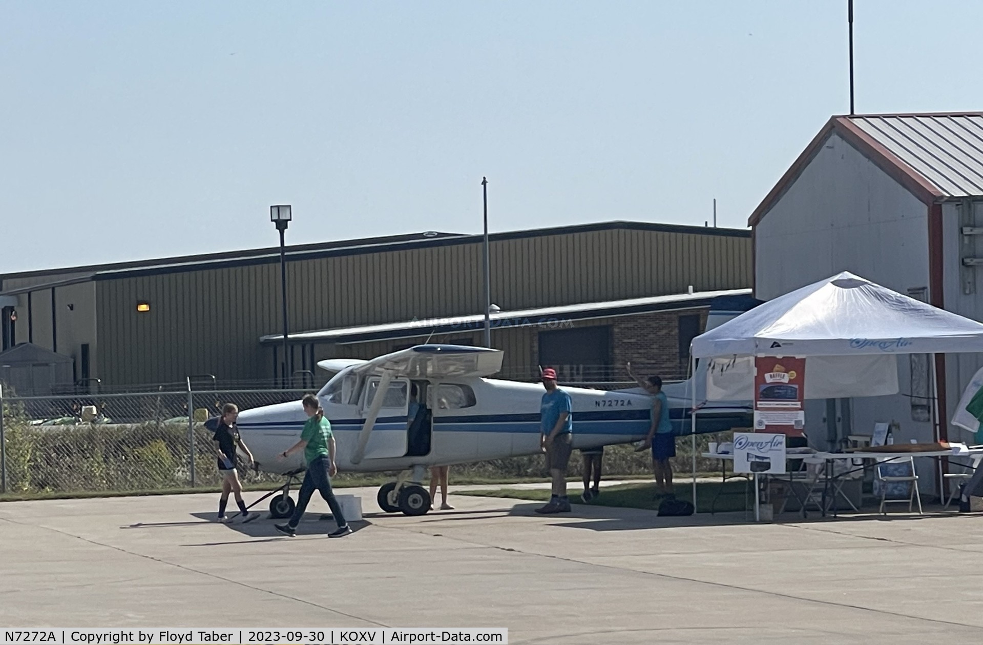 N7272A, 1956 Cessna 172 C/N 29372, Fly Iowa 2023 Knoxville Iowa