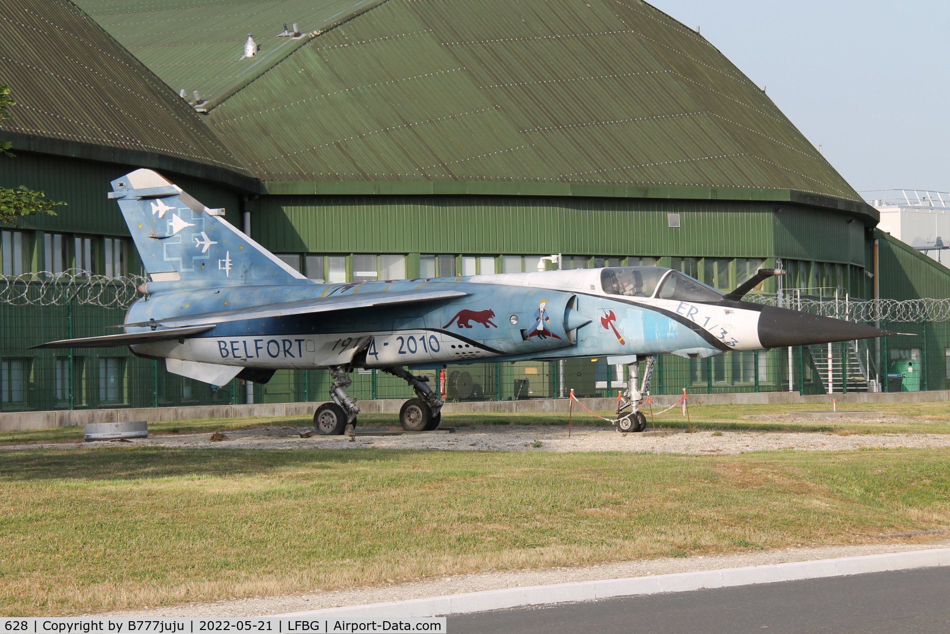 628, Dassault Mirage F.1CR C/N 628, during Cognac airshow 2022