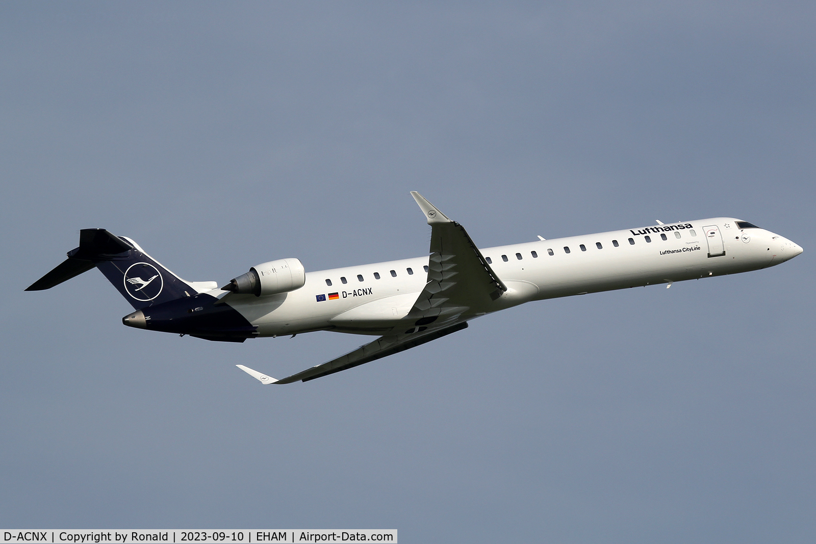 D-ACNX, 2011 Bombardier CRJ-900 NG (CL-600-2D24) C/N 15270, at spl