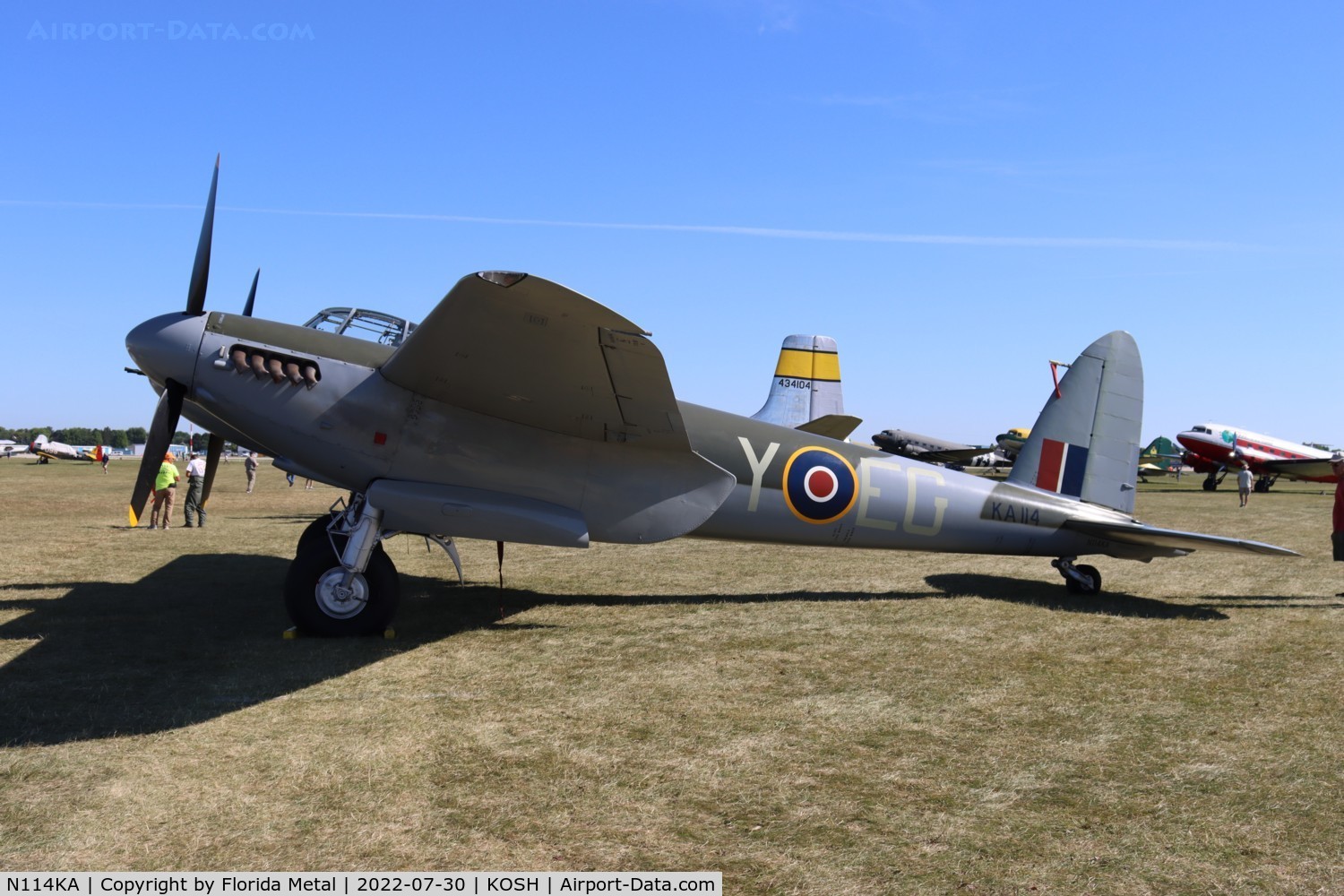 N114KA, 1945 De Havilland Mosquito FB.26 C/N KA114, Mosquito zx
