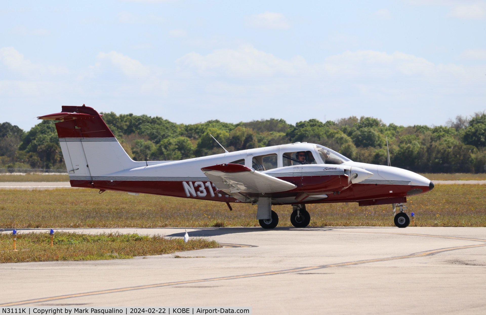 N3111K, 2007 Piper PA-44-180 Seminole C/N 4496240, Piper PA-44-180