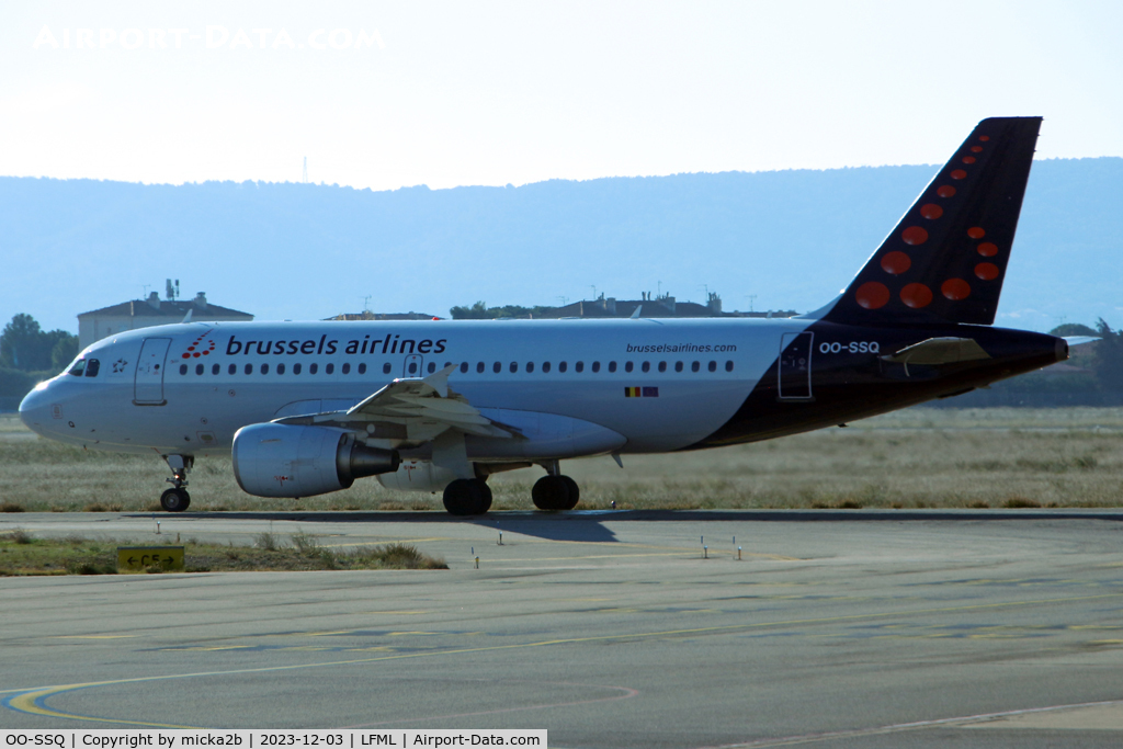 OO-SSQ, 2009 Airbus A319-112 C/N 3790, Taxiing