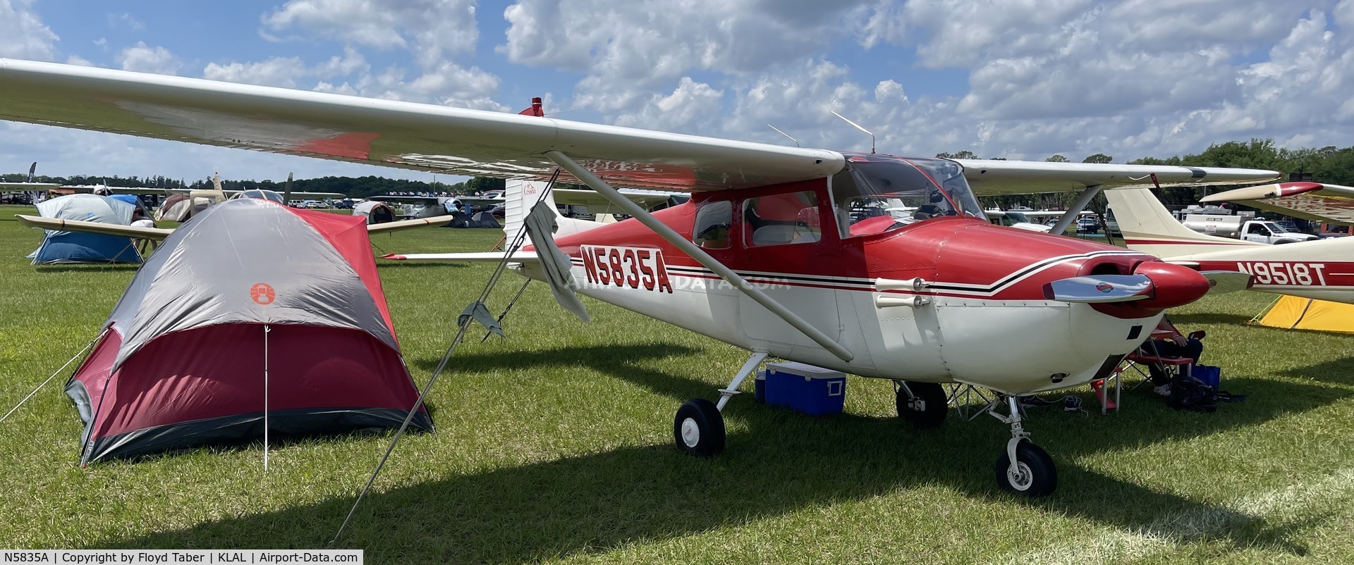 N5835A, 1956 Cessna 172 C/N 28435, SUN N FUN 2022