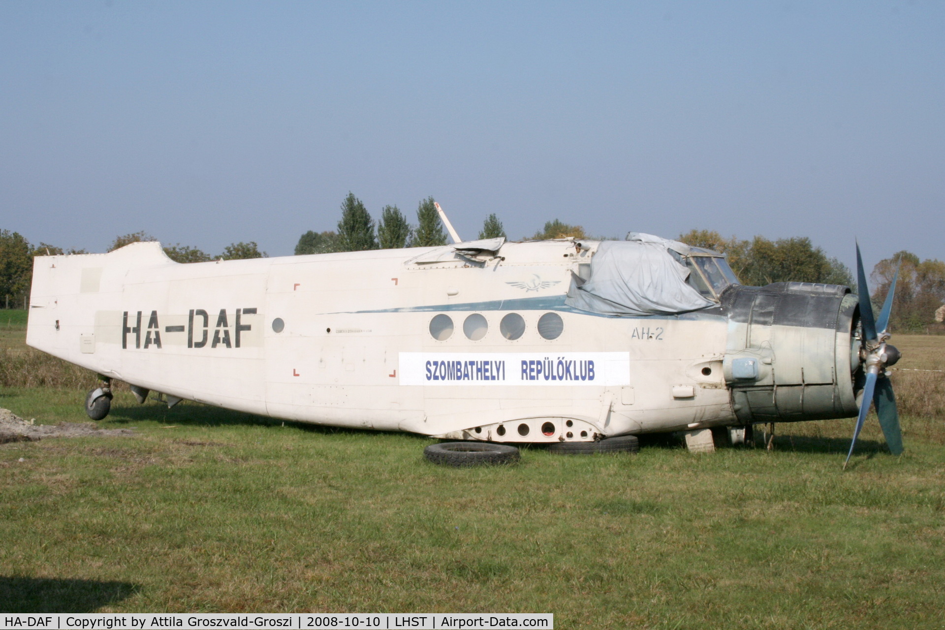 HA-DAF, 1976 PZL-Mielec An-2R C/N 1G169-26, LHST - Szatymaz Airport, Hungary