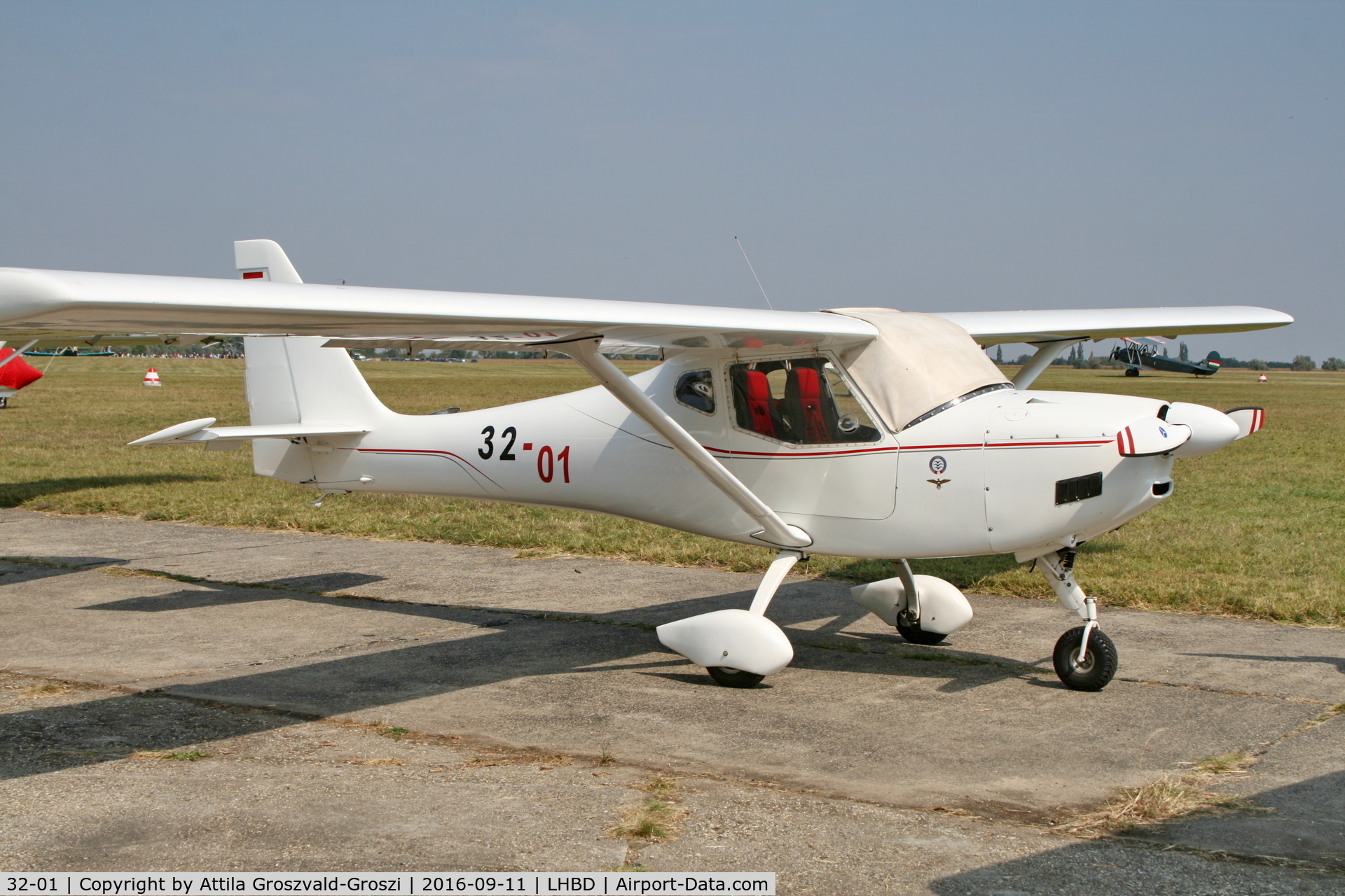32-01, 2001 B & F Technik FK-9 Mark 3 C/N 171, LHBD - Börgönd Airport. Albatros-Börgönd Air Show 2016, Hungary